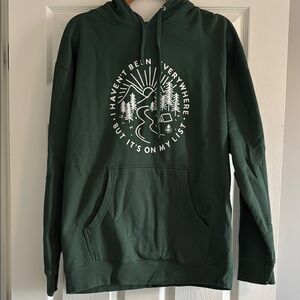 Green Graphic Hoodie
